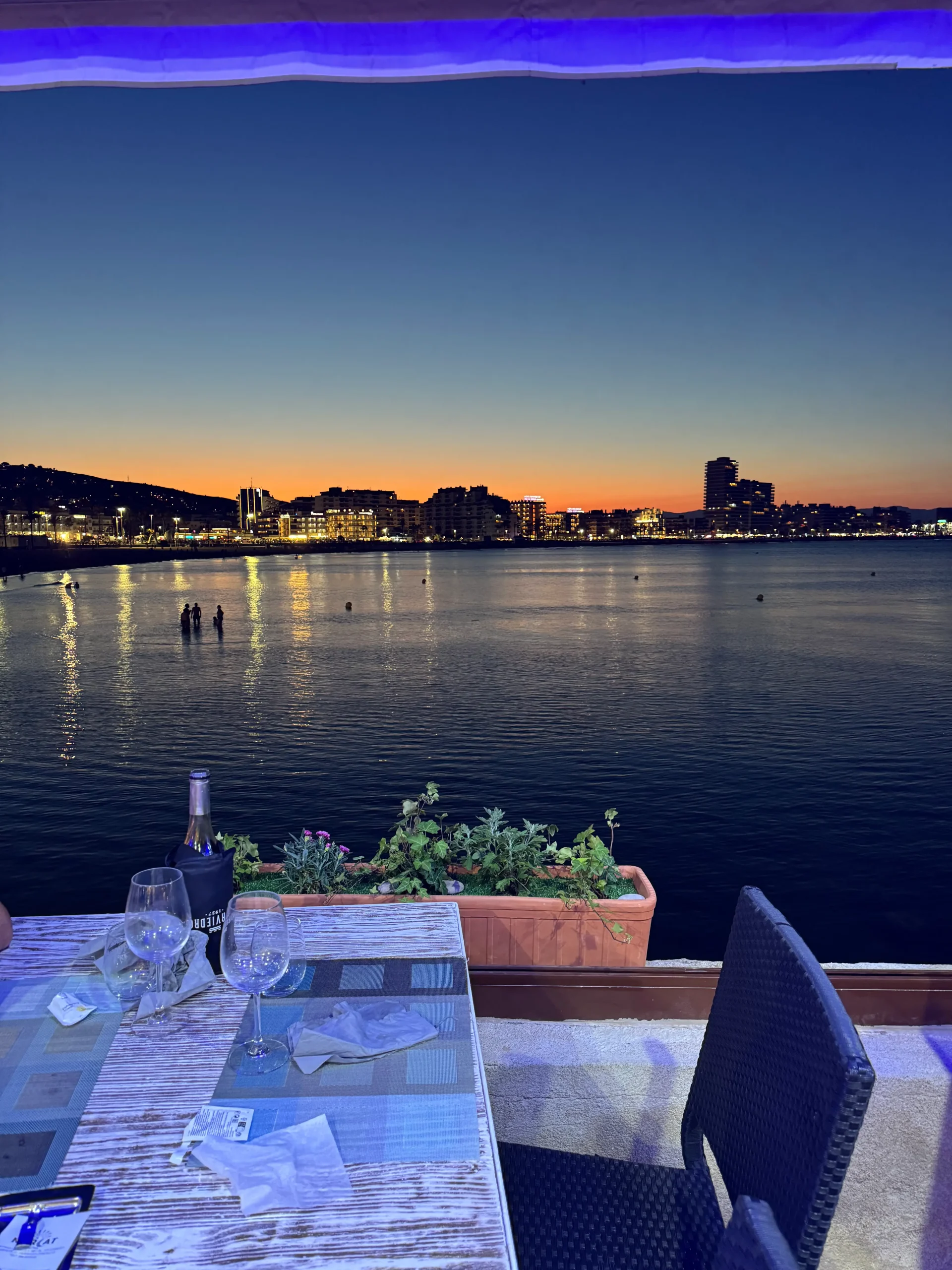 restaurante de pescado y marisco en Peñíscola con vistas al mar