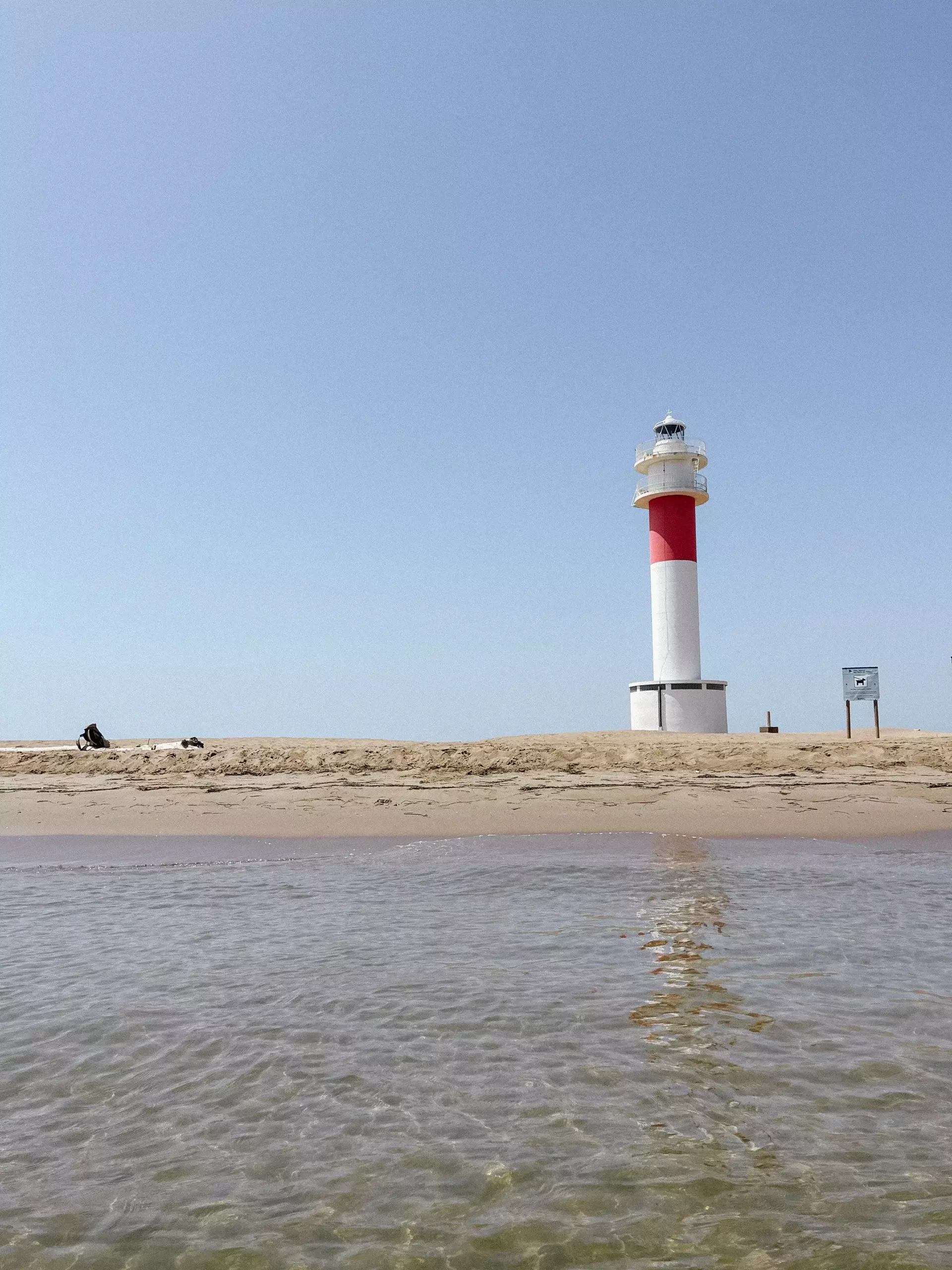 platja del fangar Platja del fangar, frente al faro