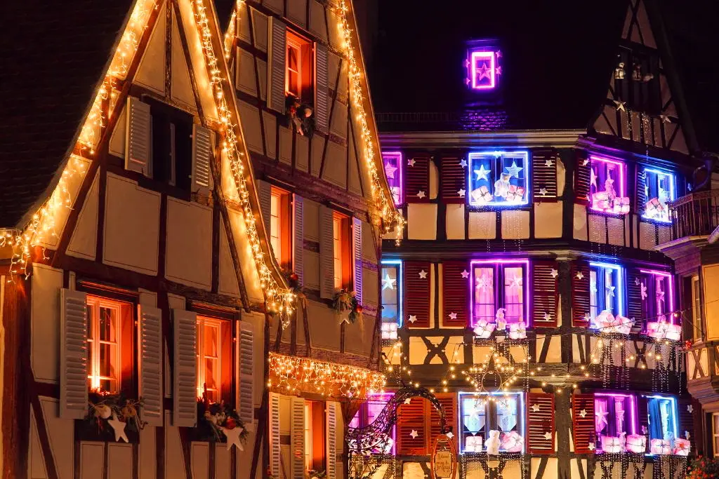 Colmar navidad noche