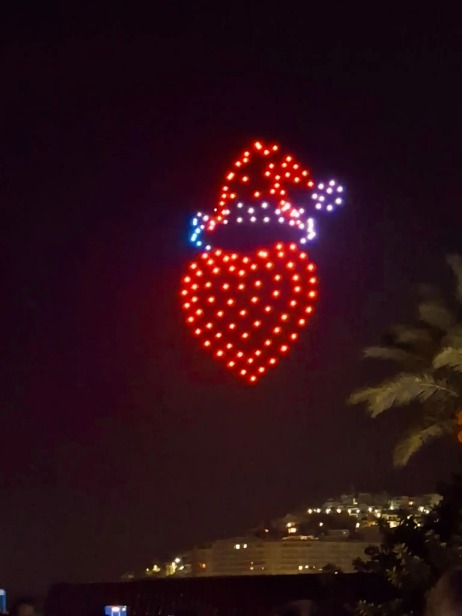 peñiscola navidad dron