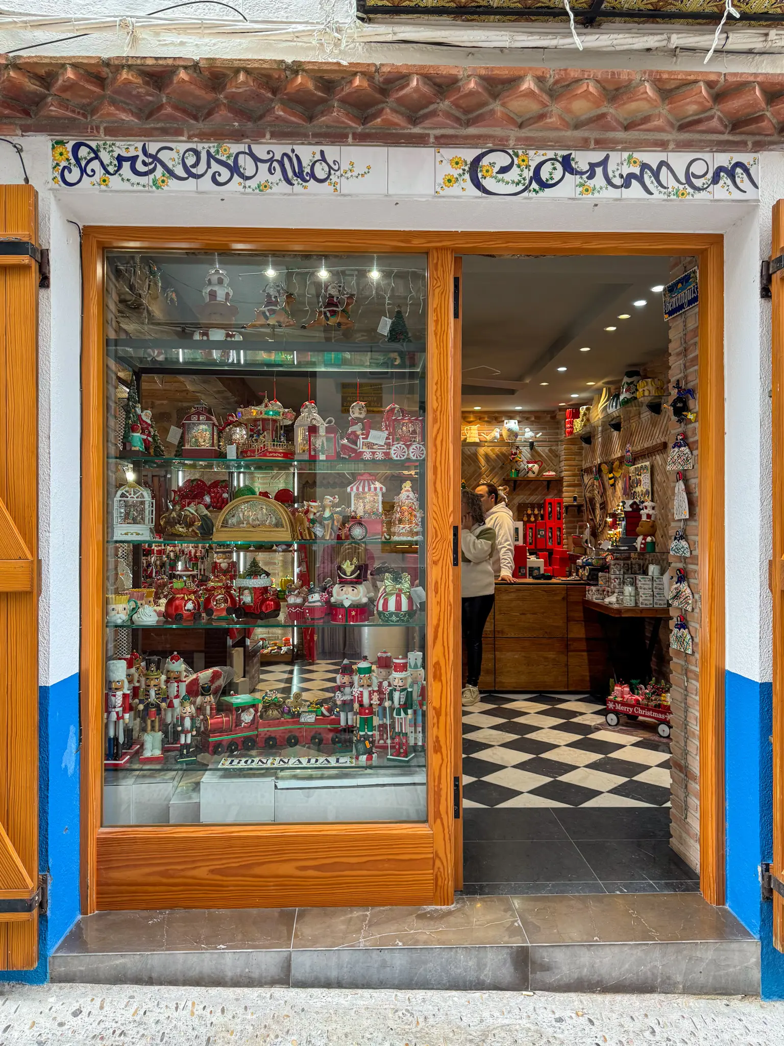 Tienda de Navidad en Peñíscola