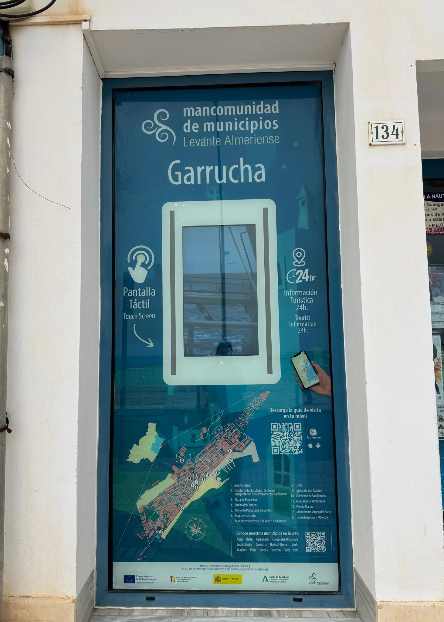 Pantalla digitalen Pueblos del Levante Almeriense