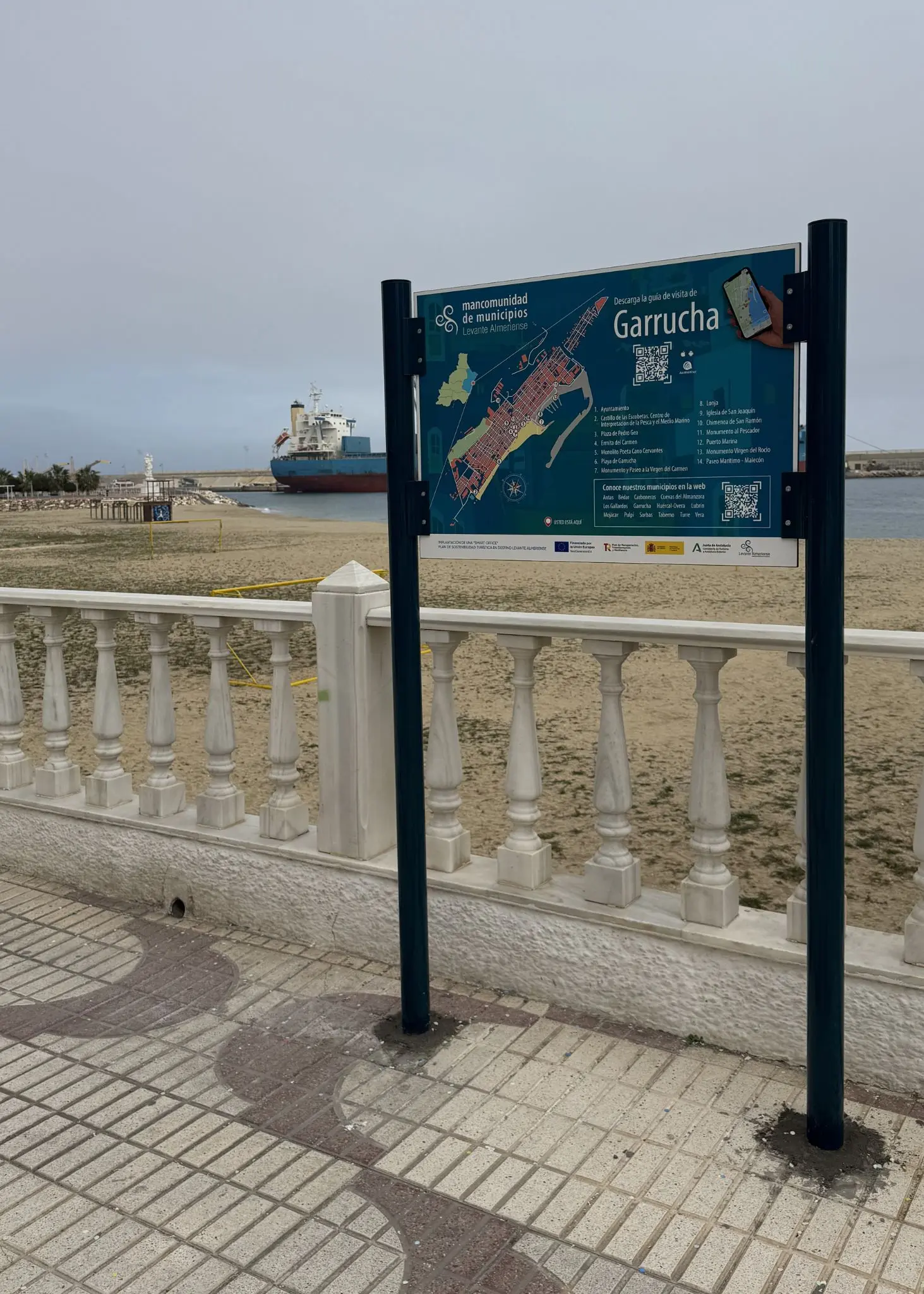 Placas informativa en Pueblos del Levante Almeriense