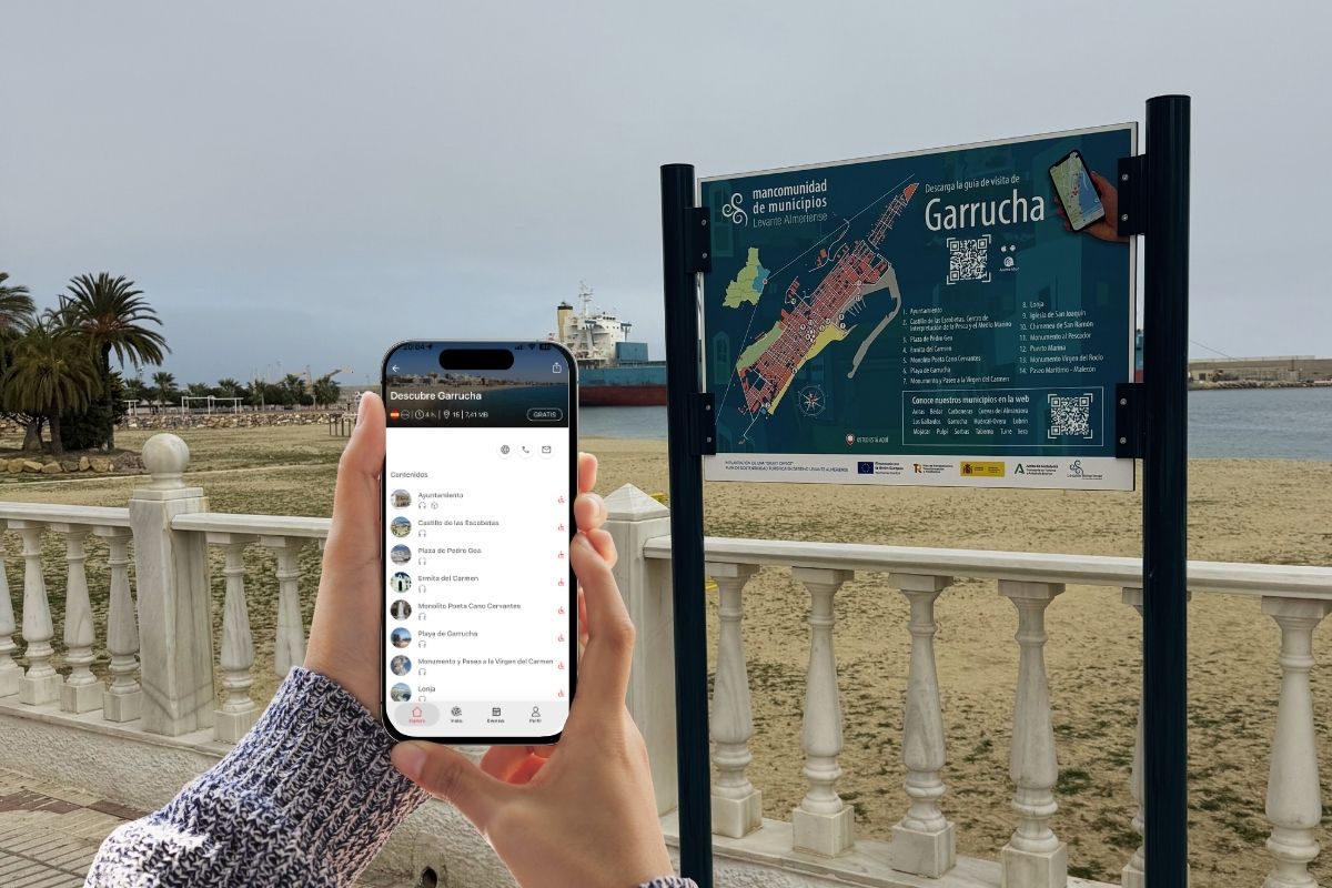 paneles turístico en Garrucha Levante Almeriense