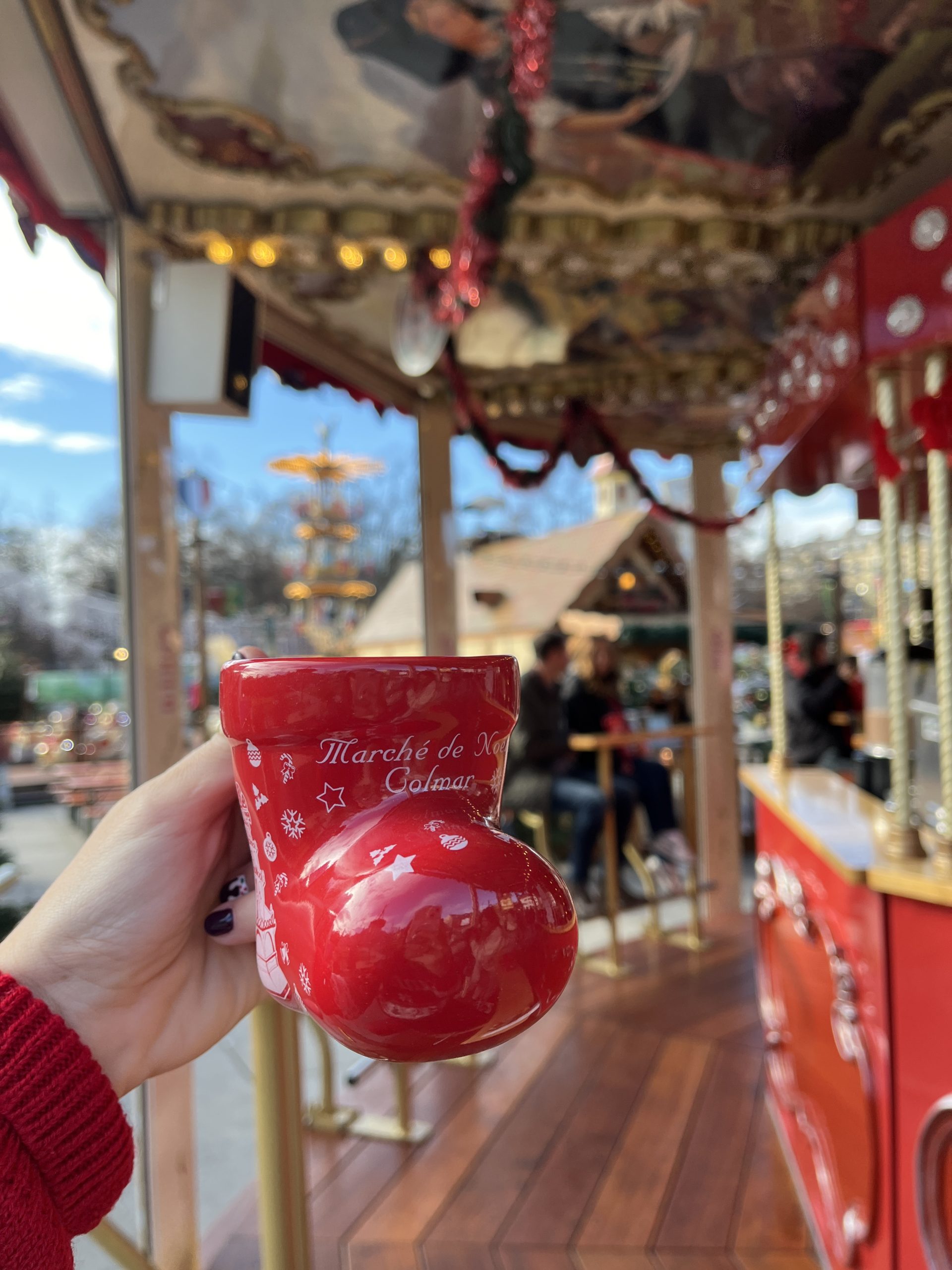 taza de navidad en colmar mercado de plaza rapp